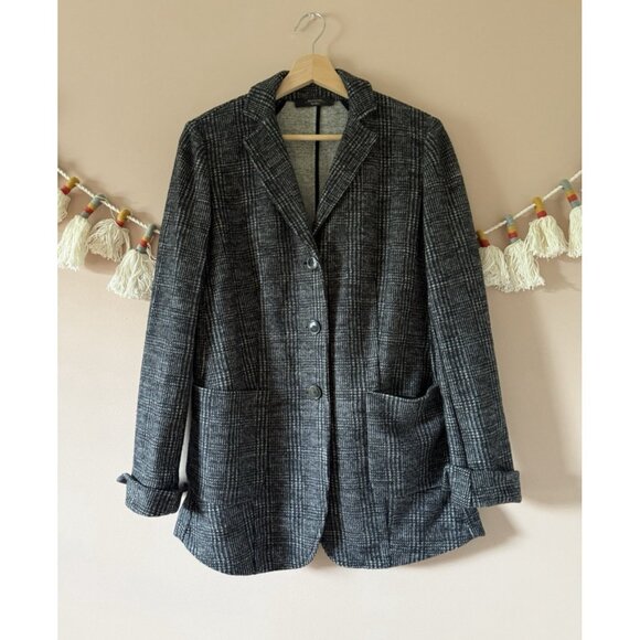 Weekend Max Mara Wool Plaid Blazer And Skirt Suit Preppy Academia Careerwear M - Picture 2 of 13